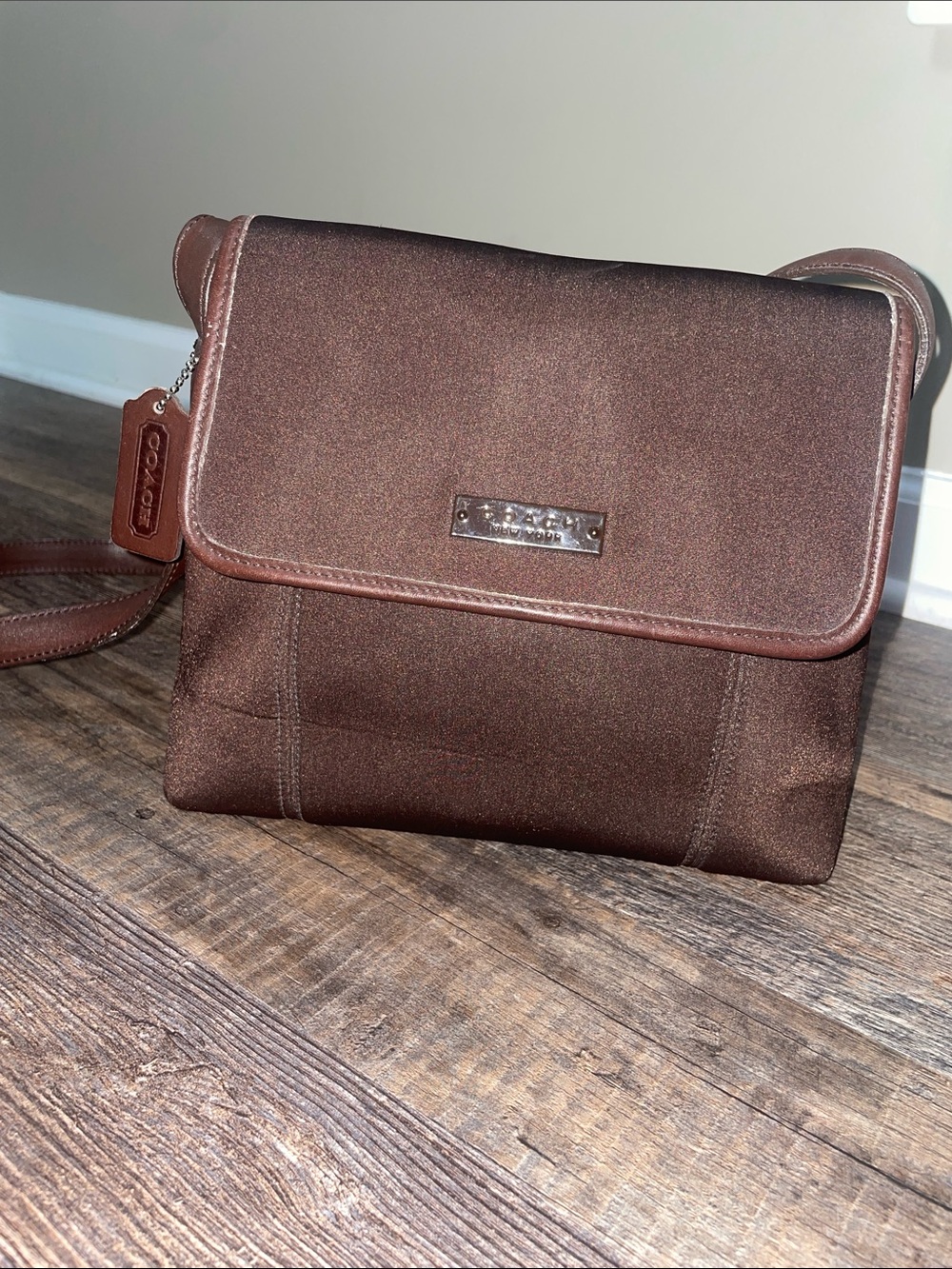 Coach Y2K neo collection Chocolate Brown Crossbody Shoulder Bag